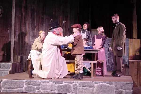 The Nicolet Players performing A Christmas Carol.
