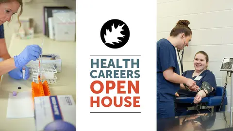 health careers open house header